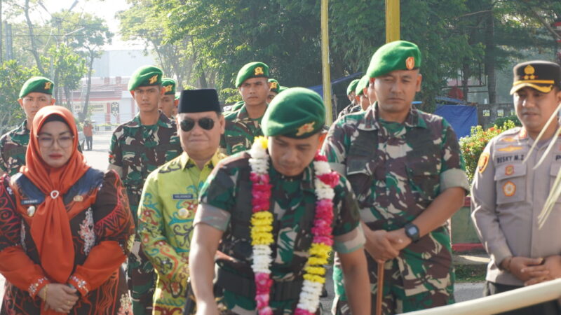 Dandim 1015/Sampit Beserta Forkopimda Sambut Yonif TP 923/Mentaya