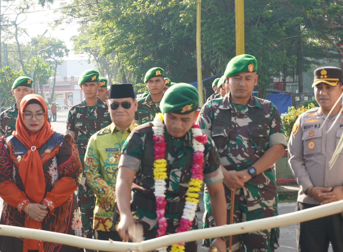 Dandim 1015/Sampit Beserta Forkopimda Sambut Yonif TP 923/Mentaya