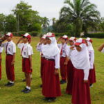 Satgas TMMD Reguler ke-127 Kodim 1015/Sampit Latih Murid SD Desa Tri Buana Sejak Dini