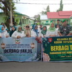 Aksi Sosial di Bulan Ramadhan Kodim 1015/Sampit Berbagi Takjil Kepada Masyarakat