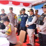 Kapolres Kotim Melaksanakan Peninjauan Pos Yan Pelabuhan Sampit.