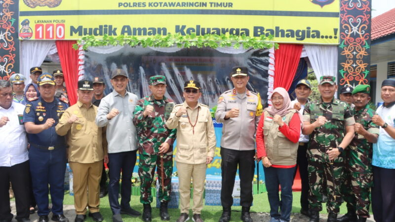 Kapolda Kalteng Tinjau Pos Pelayanan Mudik di Kotawaringin Timur, Pastikan Keamanan dan Kenyamanan Pemudik.