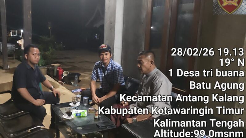 Kades Tri Buana Kecamatan Telaga Antang Sangat Antusias Dengan Program (TMMD) Reguler ke 127 Kodim 1015/Spt