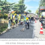 Percepatan Perbaikan Infrastruktur Jalan 41 Titik di Sidoarjo Rampung Sebelum Lebaran, Terus Digenjot.