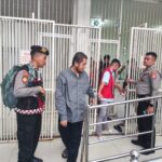 Sat Samapta Polres Kotim Amankan Pengawalan Tahanan, Pastikan Sidang Berjalan Aman dan Kondusif