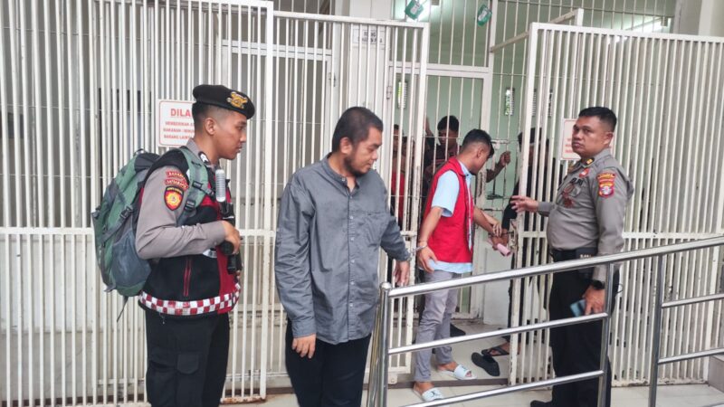 Sat Samapta Polres Kotim Amankan Pengawalan Tahanan, Pastikan Sidang Berjalan Aman dan Kondusif