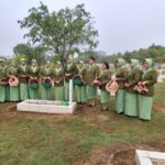 Peringati HUT Persit, Ketua Persit KCK Cab XII Kodim 1015/Sampit Hadiri Ziarah di TMP