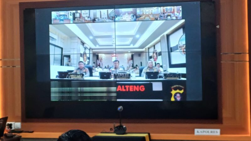 Kapolda Kalteng Beri Arahan Kepada Polres Jajaran Dalam Penanganan Unjuk Rasa.