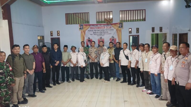 Pemilihan Kepala Desa Antar Waktu (PAW) Desa Cipelem Bulakamba Kabupaten Brebes Berjalan Aman dan Kondusif