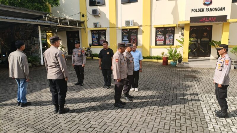 Kapolsek Panongan Pimpin Apel Pagi, Tekankan Kedisiplinan dan Kesiapsiagaan Personel
