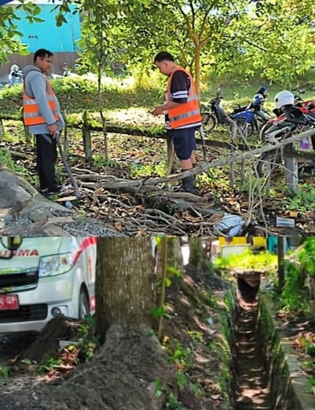 PEMBERSIHAN SALURAN DRAINASE SATGAS CIPTA KARYA PUPR KOBAR