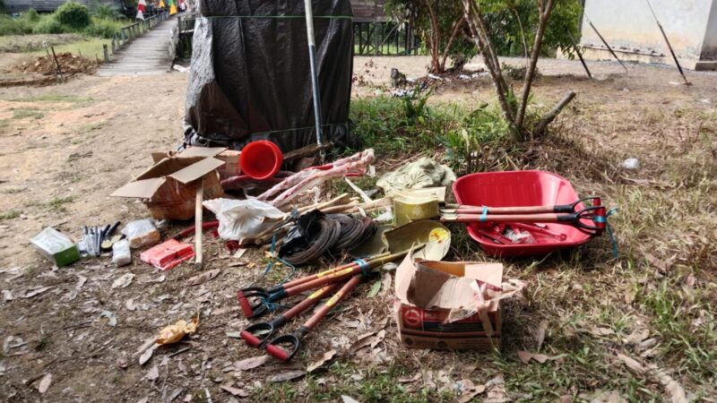 Kedatangan Alat dan Material, Siap Dimulainya Pembangunan Jembatan Perintis Garuda