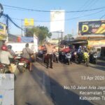 Polsek Tigaraksa Polresta Tangerang Rutin Laksanakan Pengaturan Lalu Lintas, Dipimpin Kanit Lantas Ipda P. Sitorus