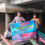 Satpolairud Polres Kotim Gencar Patroli Perairan, Wujudkan Kamtibmas Sungai Mentaya Tetap Kondusif