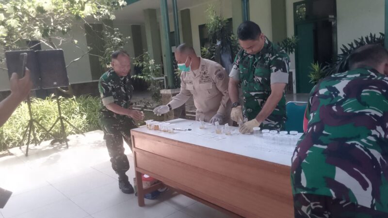 Cegah Penyalahgunaan Narkoba, Kodim 0621/Kabupaten Bogor Gelar Penyuluhan P4GN Dan Tes Urine
