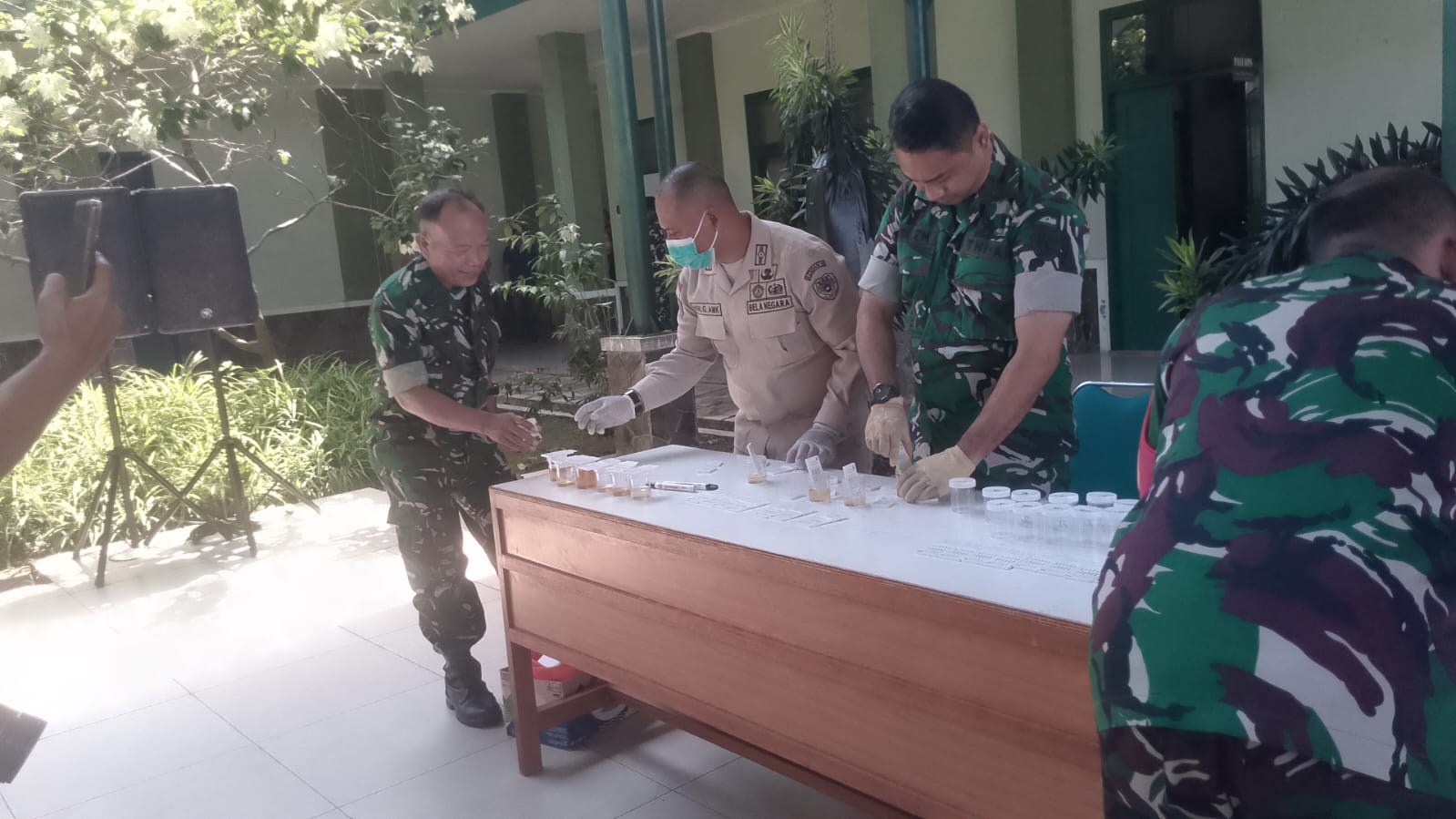 Cegah Penyalahgunaan Narkoba, Kodim 0621/Kabupaten Bogor Gelar Penyuluhan P4GN Dan Tes Urine