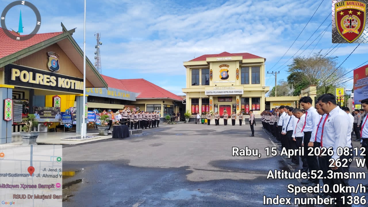 Pimpin Sertijab Pejabat Utama, Kapolres Kotim: Mutasi Adalah Tolak Ukur Kompetensi Menuju Polri Presisi