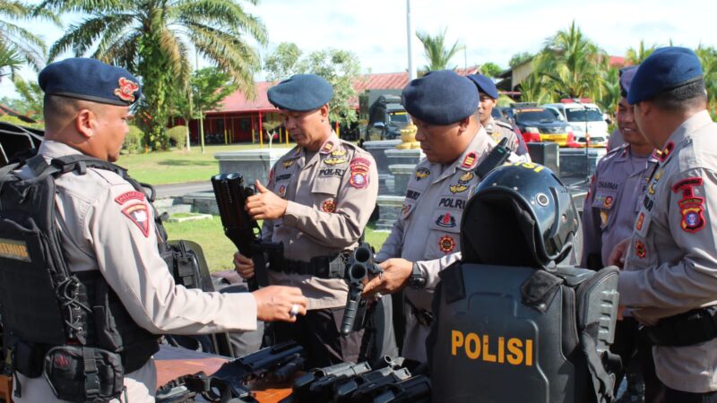 Jelang May Day, Wadanyon B Pelopor Pimpin Apel Satuan dan Gelar Sarpras