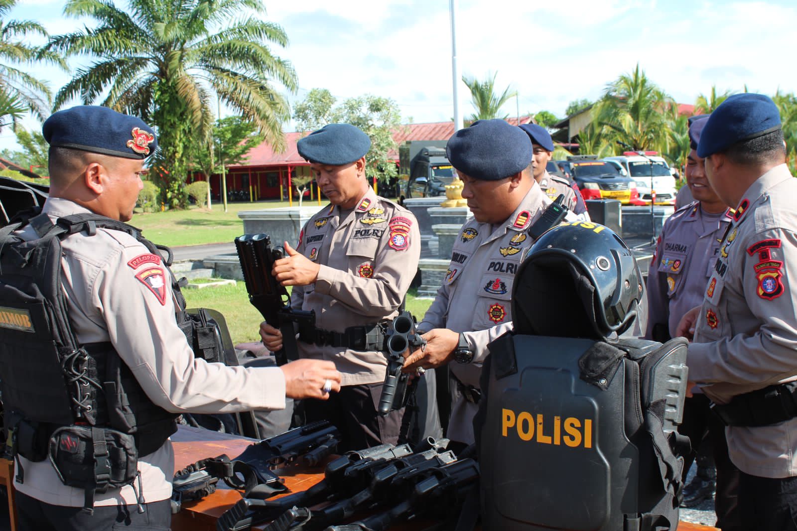 Jelang May Day, Wadanyon B Pelopor Pimpin Apel Satuan dan Gelar Sarpras