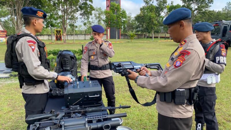 Perkuat Kesiapsiagaan Jelang May Day, Kompi 3 Batalyon B Pelopor Gelar Apel Satuan dan Cek Sarpras