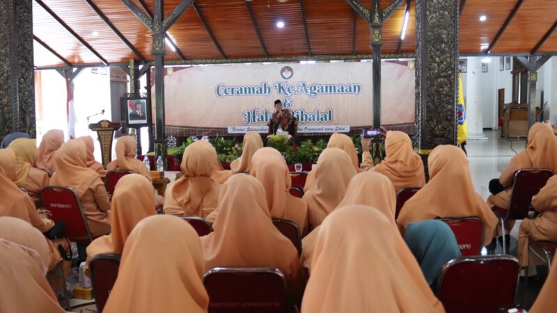 DWP Brebes Gelar Halal Bihalal Syawalan 1447 H, Meriah Dengan Bazar UMKM di Pendopo