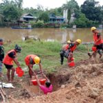 Tangan-Tangan Terampil Yang Tak Kenal Lelah, Pembangunan Jembatan Garuda Di Wilayah Kodim 1015/Sampit