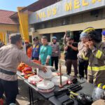 Batalyon B Pelopor Hadiri Apel Gelar Pasukan Kesiapsiagaan Penanggulangan Karhutla di Wilkum Polres Kotim