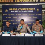 POLRESTA TANGERANG GELAR KONFERENSI PERS UNGKAP KASUS TAWURAN PELAJAR BERUJUNG MAUT DI SUKADIRI