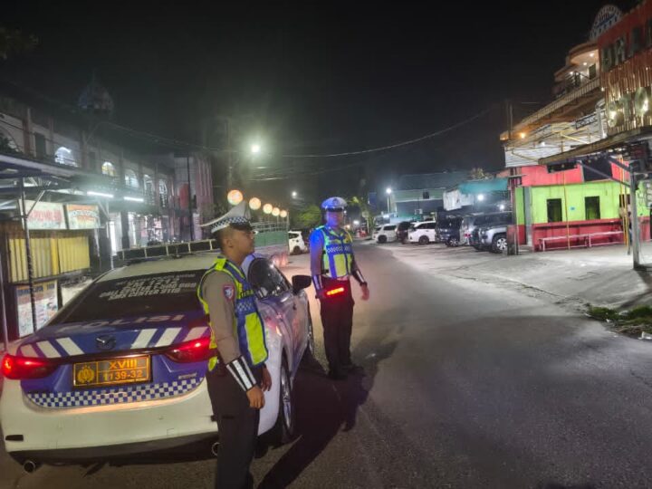Blue Light Patrol Satlantas Polres Kotim: Amankan Malam Minggu dari Balap Liar dan Kejahatan Jalanan