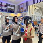 Edukasi Sejak Dini, Satlantas Polres Kotim Sambut Kunjungan “Outing Class” SMP Idrisia Sampit