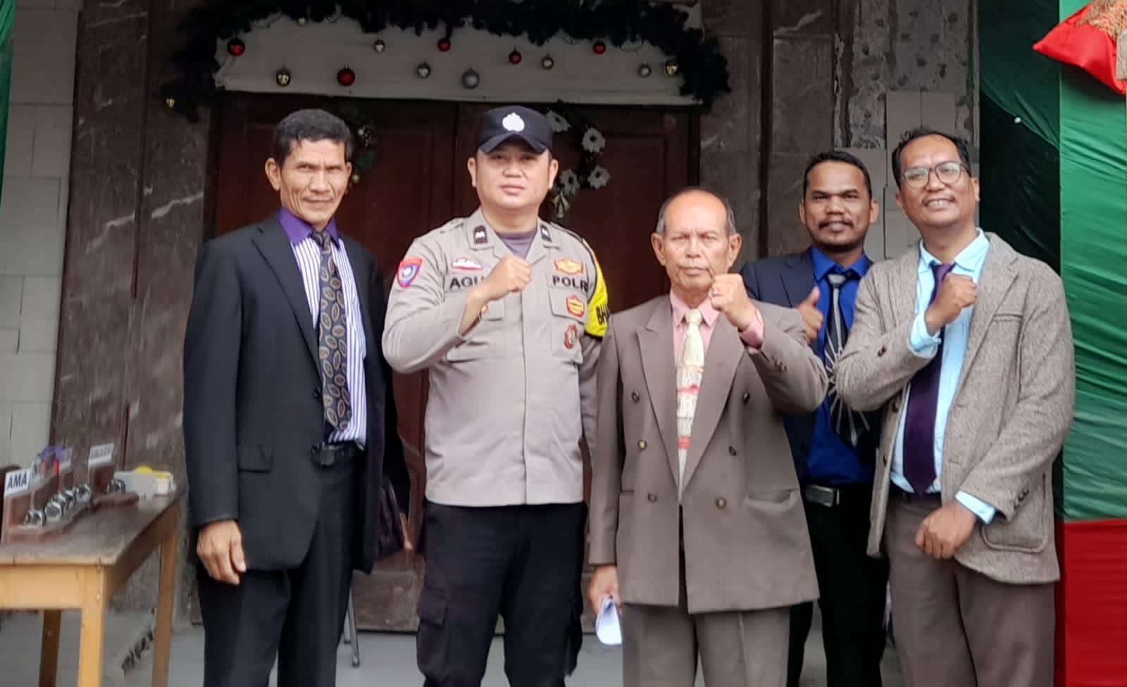 Polsek Pasar Kemis Laksanakan Minggu Kasih di Gereja GKY Suvarna Sutera