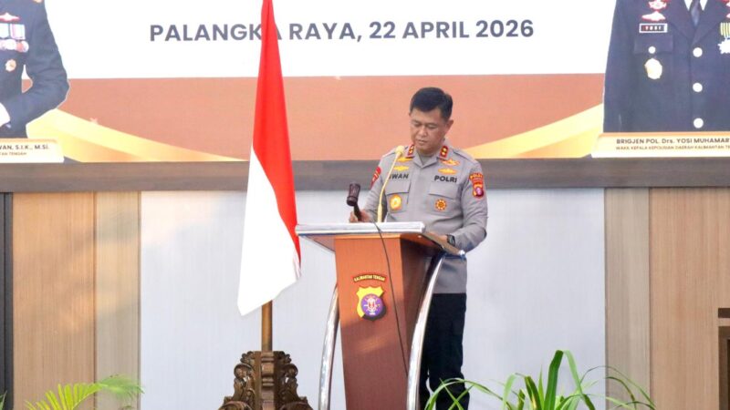 Wujudkan Polri Presisi, Wakapolres Kotim Hadiri Rakerwas dan Bimtek di Polda Kalteng