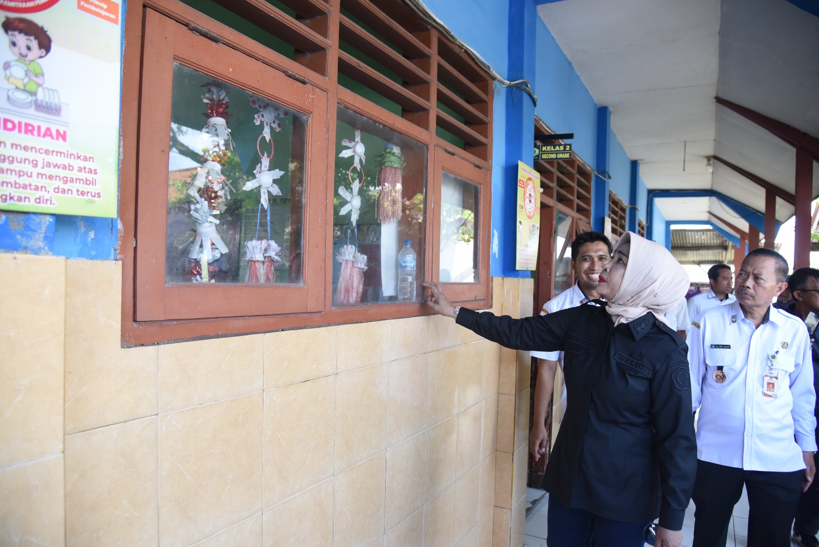 Wakil Bupati Sidoarjo Hj. Mimik Idayana Upayakan Segera Revitalisasi SDN Putat Tanggulangin