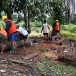 Pemotongan dan Perakitan Besi Jembatan Garuda Terus Dikejar.