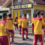 Jaga Stamina Layani Masyarakat, Polres Kotim Rutin Gelar Olahraga Pagi Setiap Jumat
