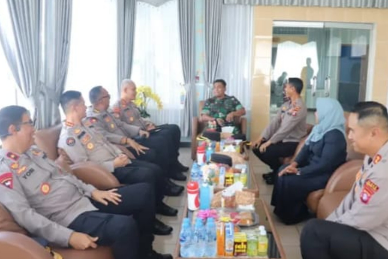 Kapolres Kotawaringin Barat Sambut Kedatangan Wakapolda