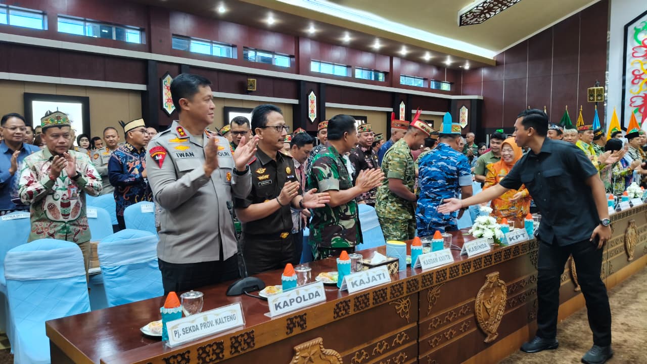 Perkuat Sinergi, Kapolres Kotim Hadiri Kunjungan Kerja Komisi II DPR RI dan Wamen ATR/BPN di Palangka Raya