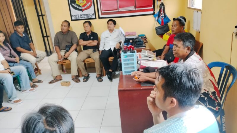 Polsek Cempaga Hulu Polres Kotim Tangani Serius Kasus Penusukan Di Desa Sudan.