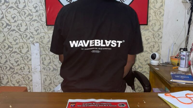 Polres Kotim Ringkus Pengedar Sabu di Hotel Kawasan Baamang, 19 Gram Barang Bukti Disita