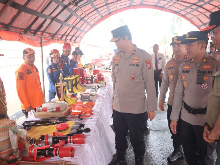 Wakapolda Kalteng Cek Kesiapan Personel dan Peralatan Karhutla di Polres Kotim