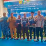 Polsek Mauk Hadiri Bakti Sosial HUT ke-80 TNI AU di Satradar 401 Tanjungkait