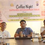 Pererat Sinergi, Polres Kotim Gelar Coffee Night Bersama Cipayung Plus dan BEM Se-Kotawaringin Timur