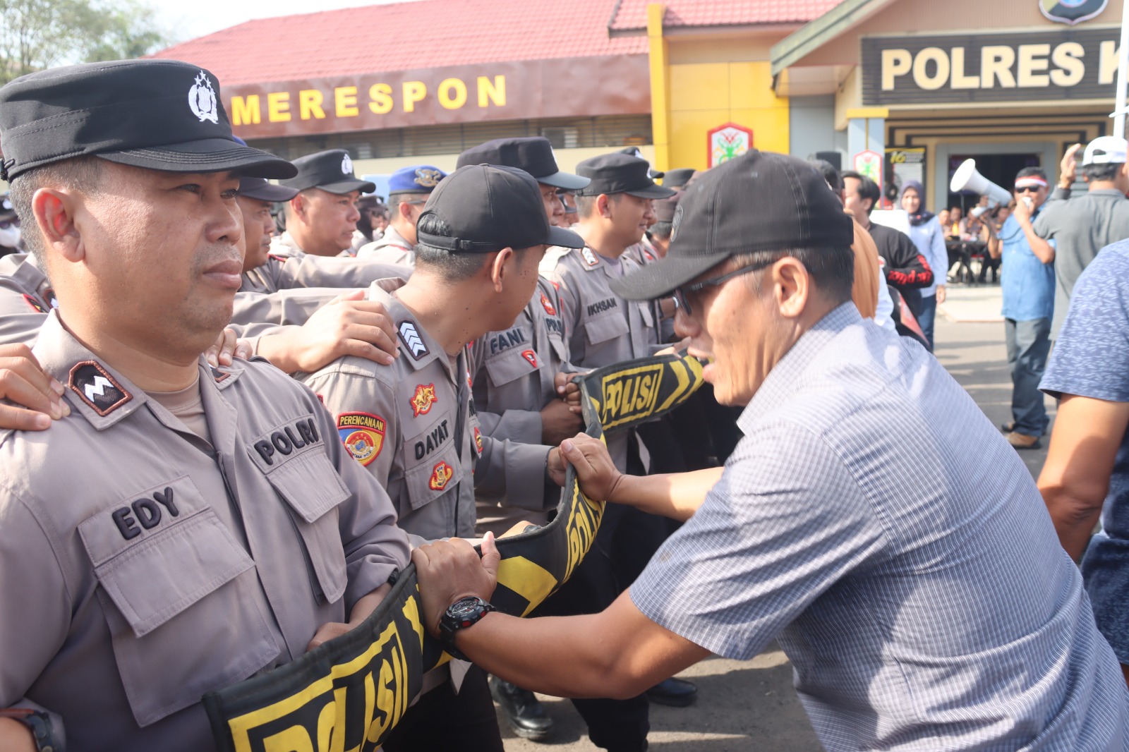 Jelang May Day, Kapolres Kotim Pimpin Apel Konsolidasi dan Evaluasi Simulasi Unras
