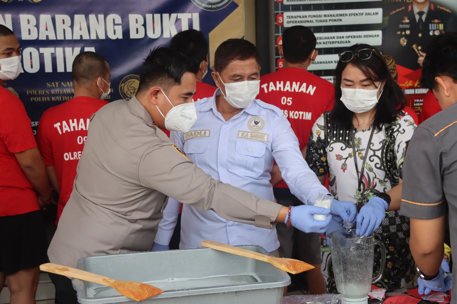 Polres Kotim Musnahkan 1,2 Kilogram Sabu, Ribuan Jiwa Terselamatkan dari Jerat Narkoba