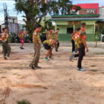 Jaga Kebugaran Prajurit, Kodim 1015/Sampit Gelar Olahraga Bersama