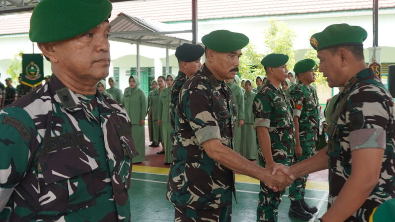 29 Personil Kodim 1015/Sampit Ikuti Upacara Korps Raport Kenaikan Pangkat
