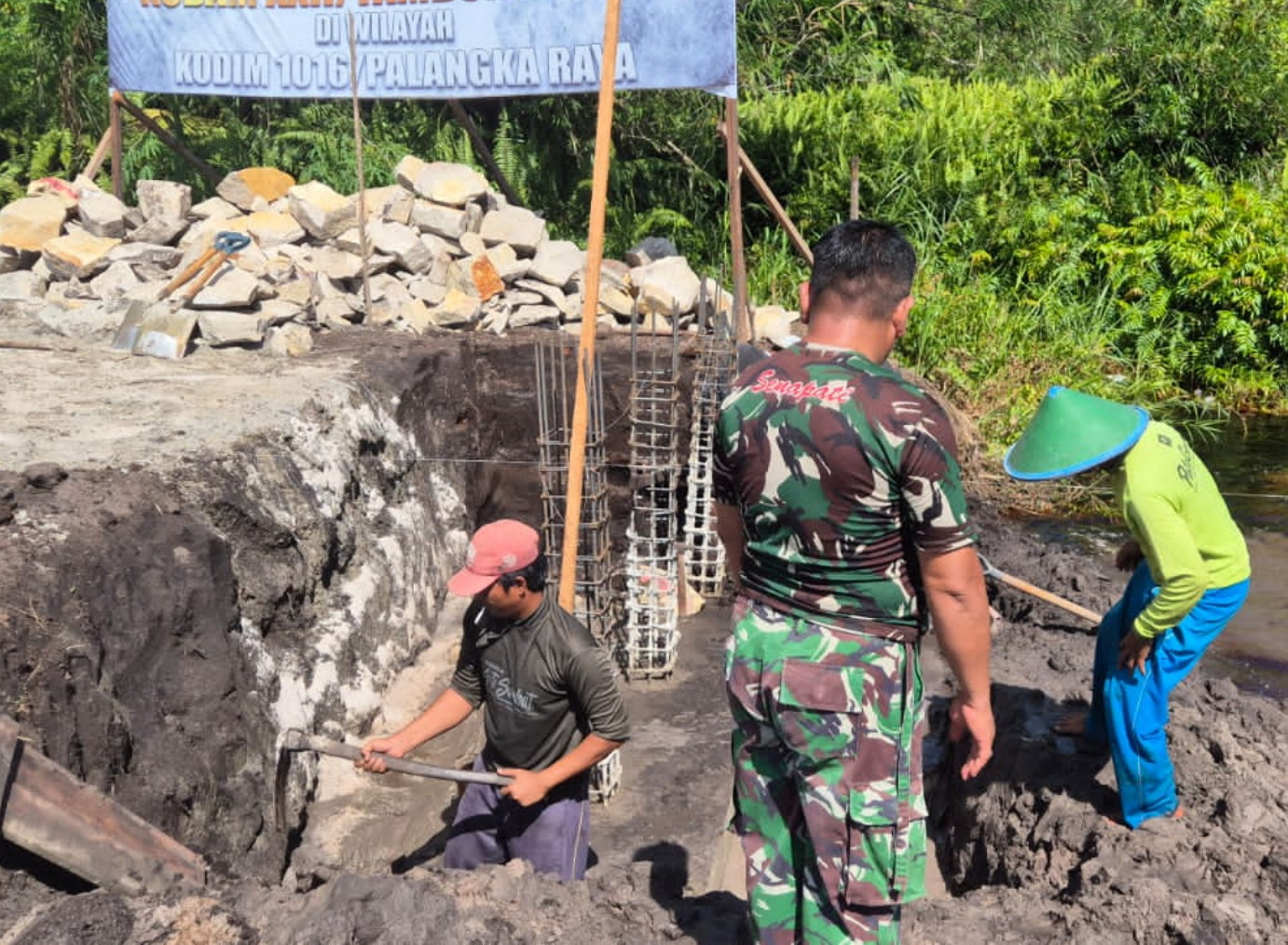 Pembangunan Jembatan Garuda Palangka Raya Terus Berlanjut