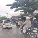 Sampit Dikepung Banjir, Jalan Cristopel Mihing dan Wolter Condrad Terendam