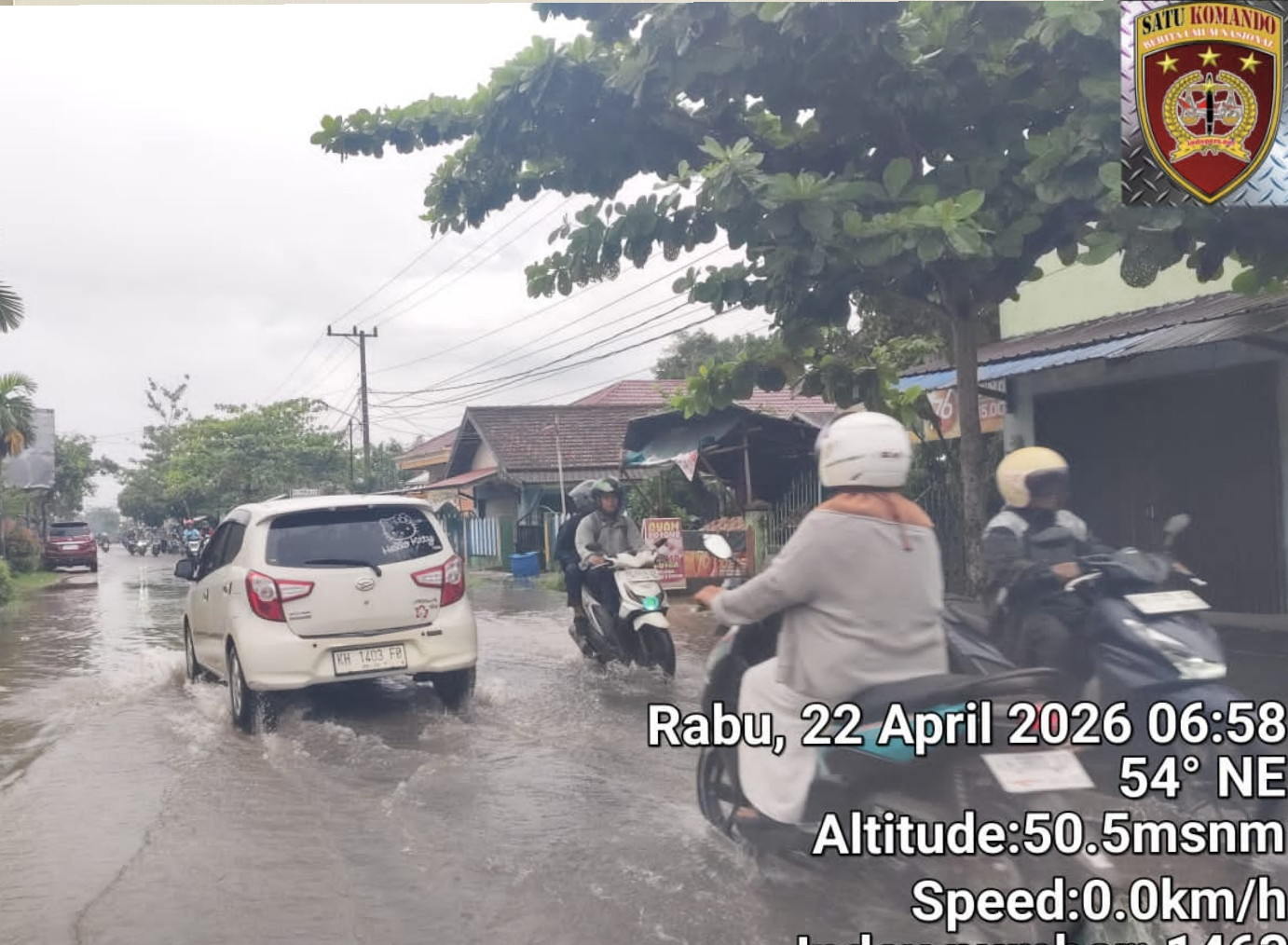 Sampit Dikepung Banjir, Jalan Cristopel Mihing dan Wolter Condrad Terendam