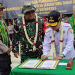 Sinergi Bangun Desa Tangguh Hadapi Bencana,TMMD Sengkuyung Resmi Dibuka di Desa Sridadi Kabupaten Brebes‎
